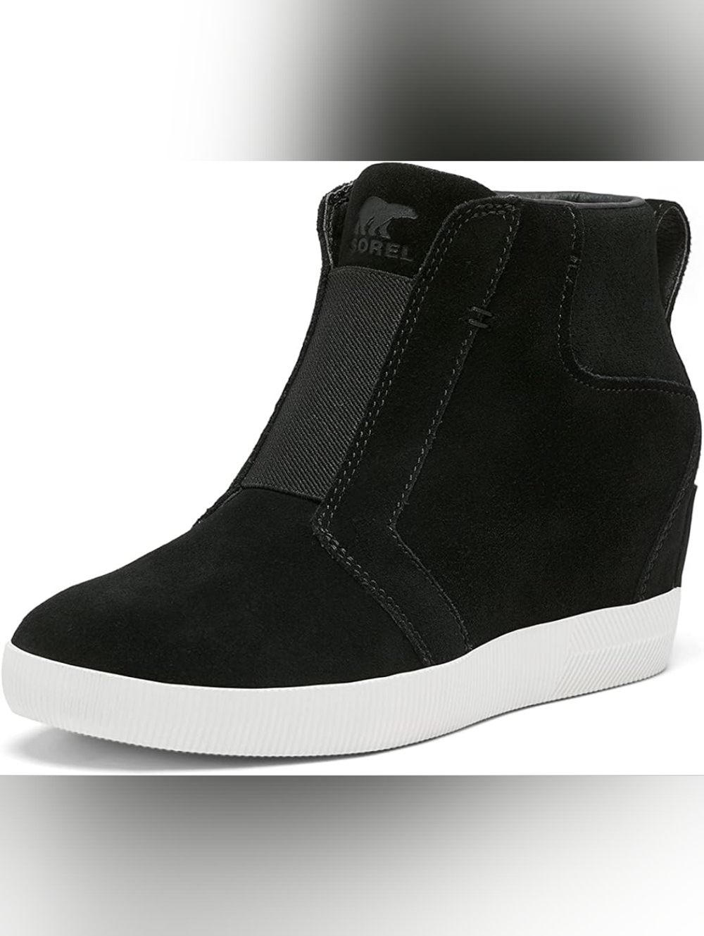 Sorel NWT Women’s Black Suede Slip-On Ankle Boot 5.5